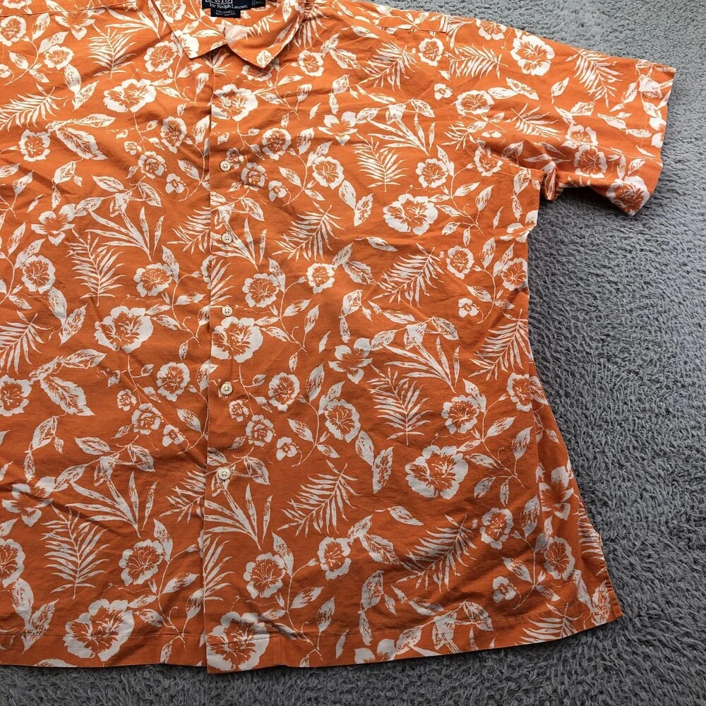 Polo Ralph Lauren white leaf